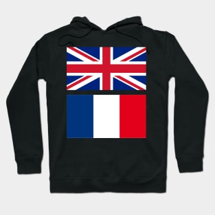 UK and French Flag Hoodie